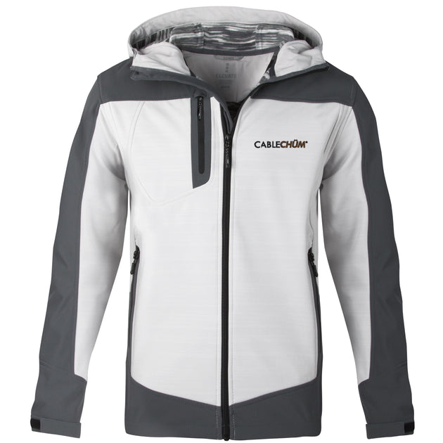 CableChum® offers Elevate Kangari Men's Softshell Jacket - white